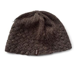 Pistil brown knit beanie wool blend